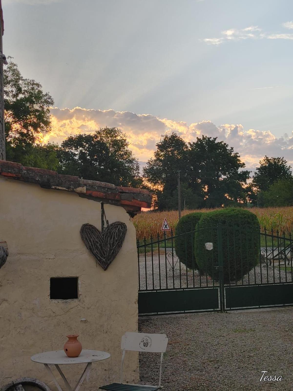 Les Cygnes Noirs Bed & Breakfast Aujac  Dış mekan fotoğraf