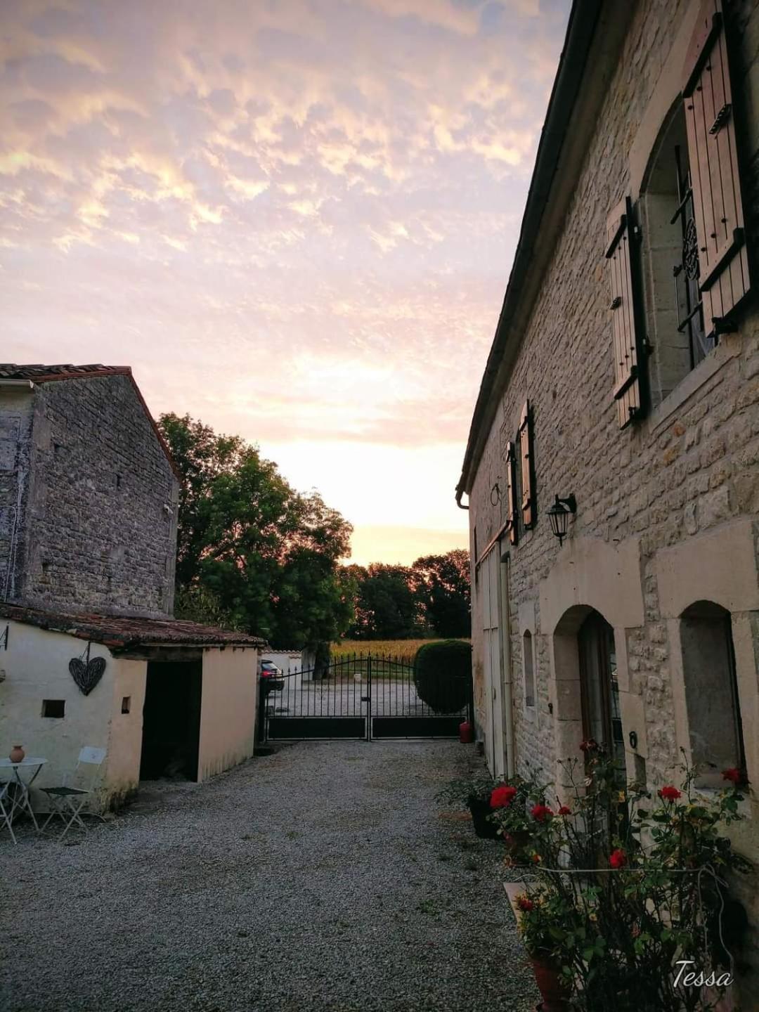 Les Cygnes Noirs Bed & Breakfast Aujac  Dış mekan fotoğraf
